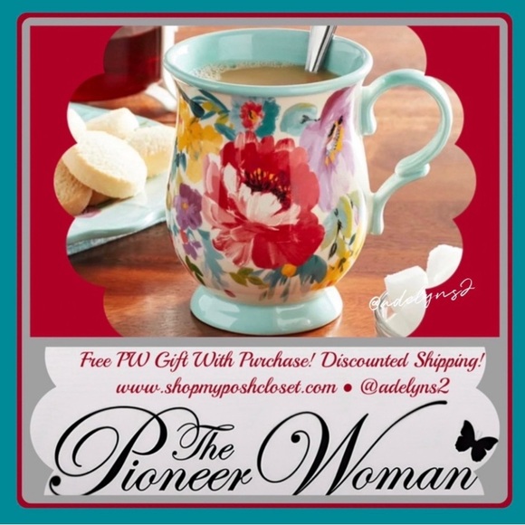 2 Left 🌺 New Pioneer Woman (1) Sweet Romance Blossom Mug, 17-Ounces, Large - Picture 2 of 9